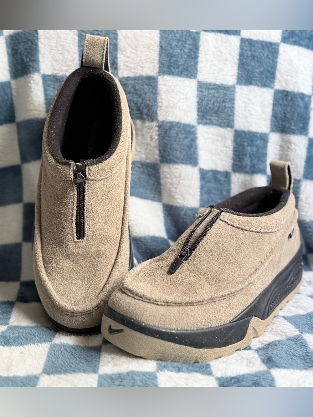Nike ACG Izy Khaki Suede Moccasin Sneakers FV4317-200